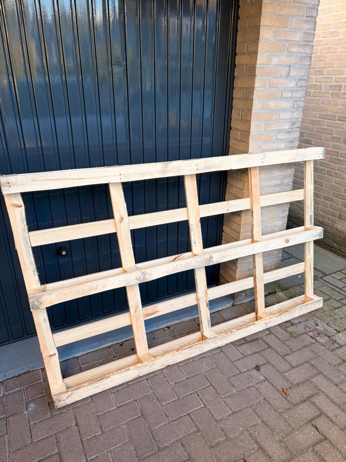 Gratis af te halen, houtpallet., Tuin en Terras, Ophalen of Verzenden, Gebruikt, Hout