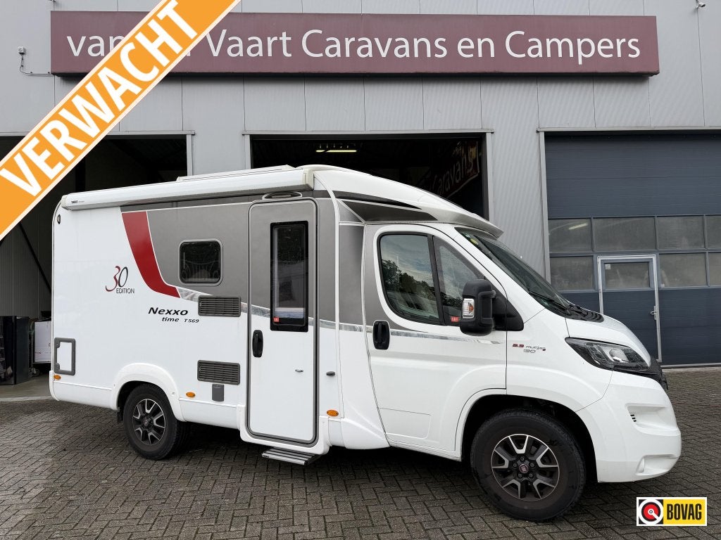 Bürstner Nexxo Edison 30 T569, Caravans en Kamperen, Fiat, Tot en met 2, Bedrijf, Bürstner