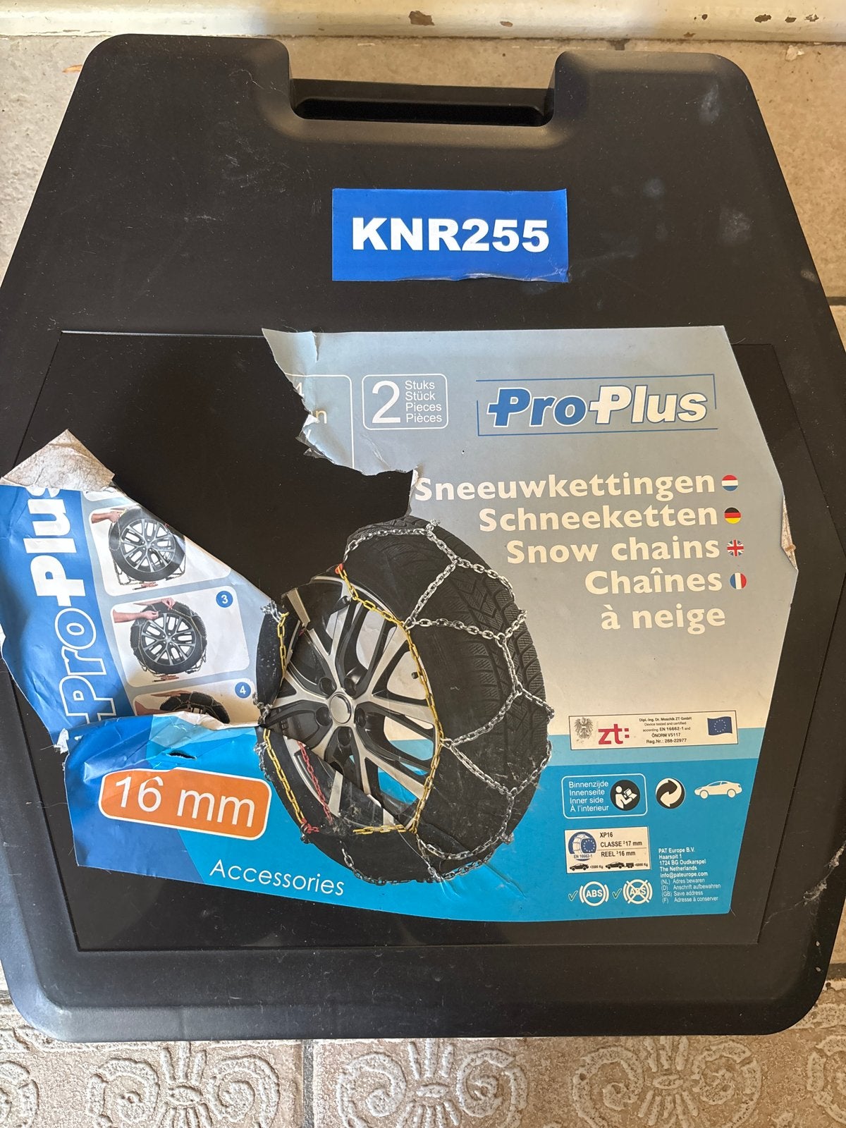 Proplus KNR255 16mm Sneeuwkettingen - Nieuw, Ophalen, Zo goed als nieuw