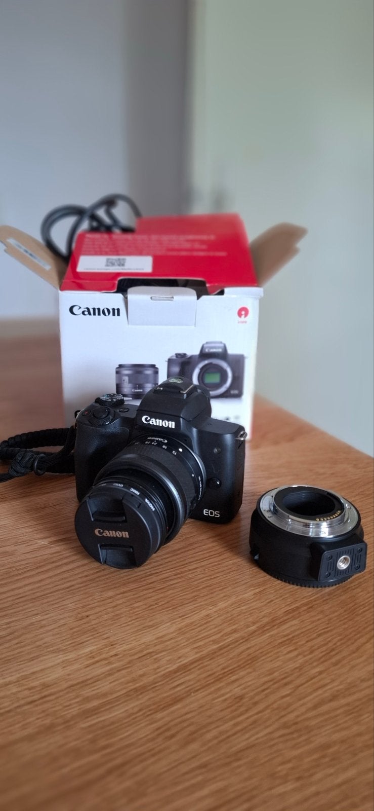 Canon EOS M50 Systeemcamera met dubbele oplader en extra acc