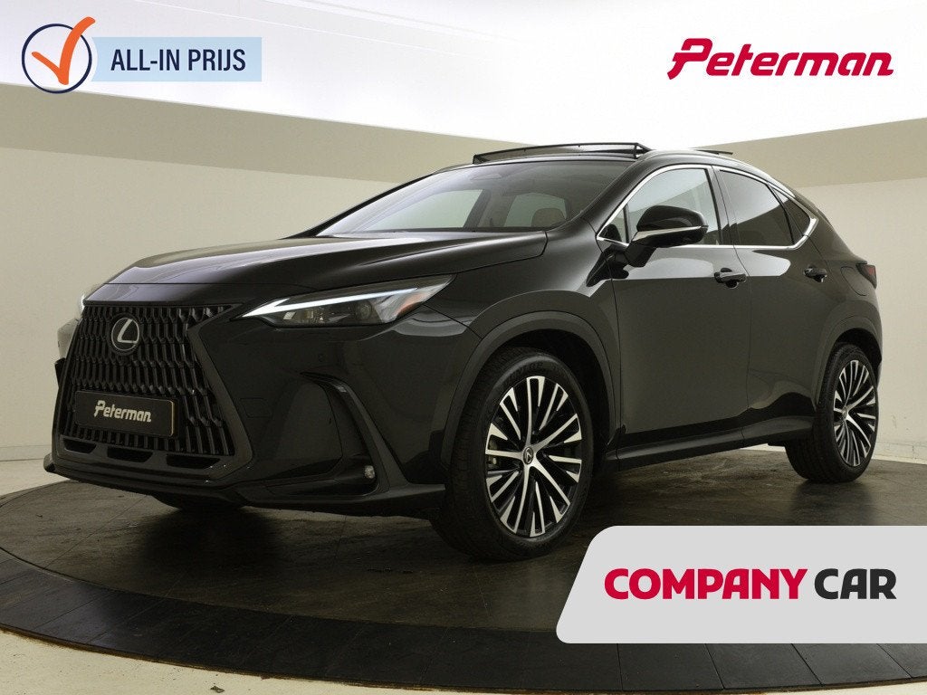 Lexus NX 450h+ Plug-In Hybrid AWD Executive Line | Elektr pa, Auto's, Gebruikt, Euro 6, 4 cilinders, Zwart