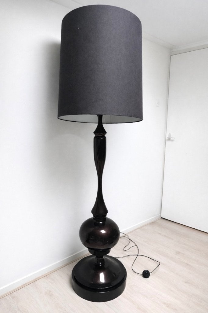 Vloerlamp groot - 70s stijl, Ophalen, Textiel, E27 (groot), Zo goed als nieuw