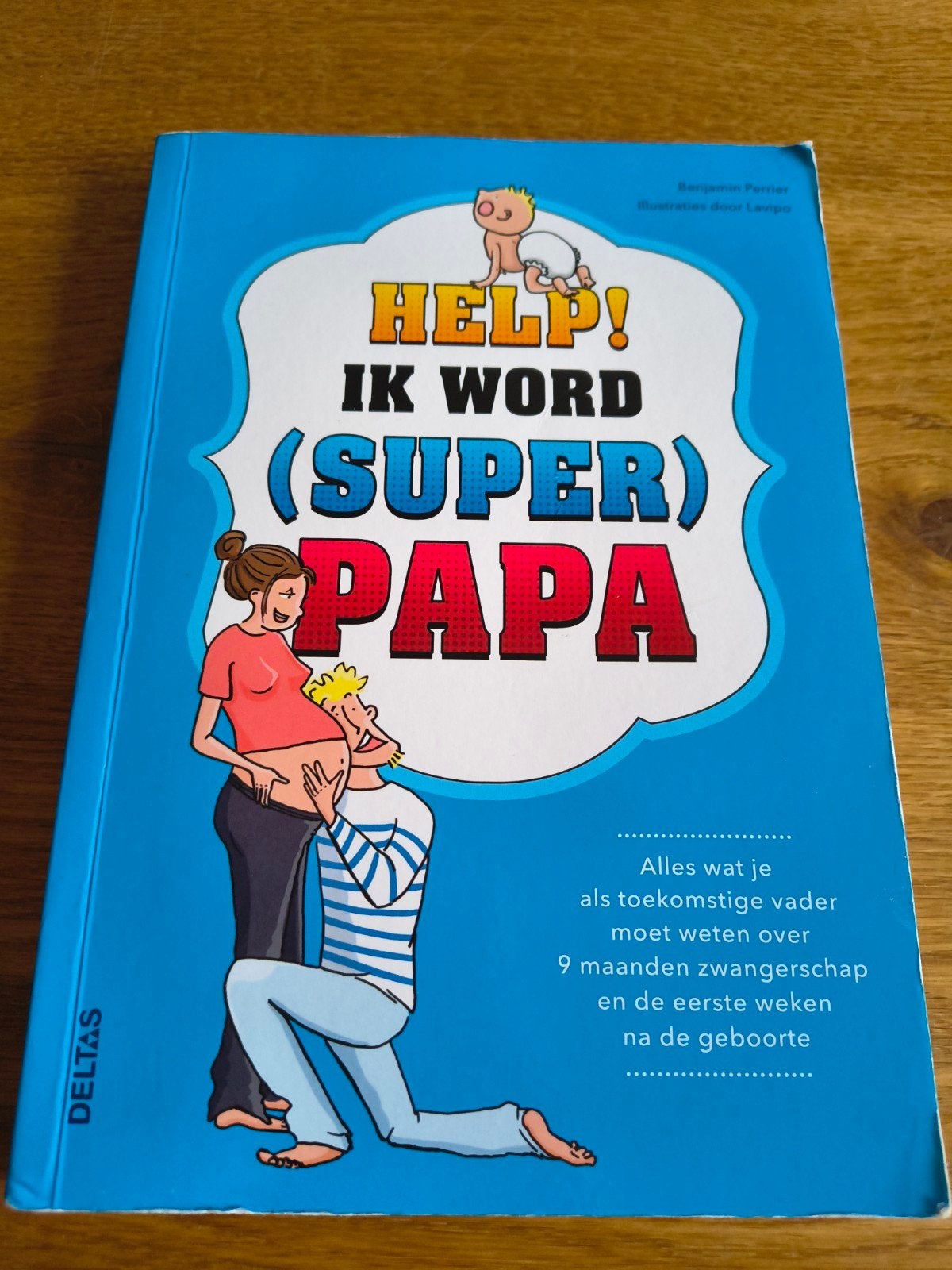 Help! Ik word (super)papa - Zwangerschapsboek voor mannen, Ophalen of Verzenden, Gelezen, Zwangerschap en Bevalling, Benjamin Perrier