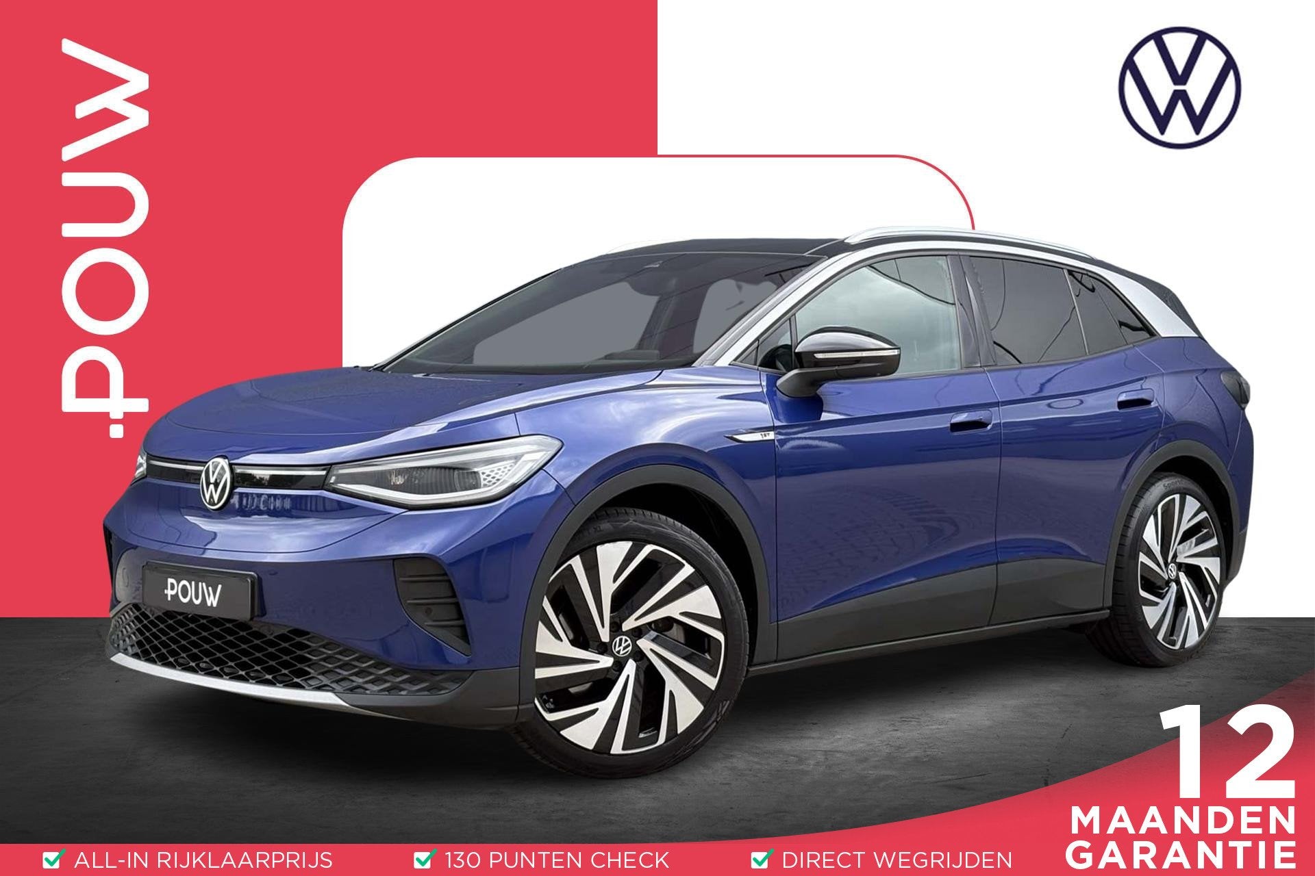 Volkswagen ID.4 204pk First Max 77 kWh | SoH 91% | Panoramad