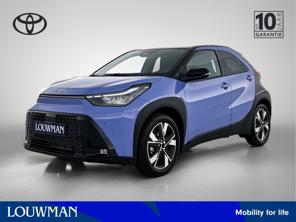 Toyota Aygo X Hybrid 115 pulse | Apple Carplay & Android Aut, Stof, Zwart, Overige kleuren, 4 stoelen
