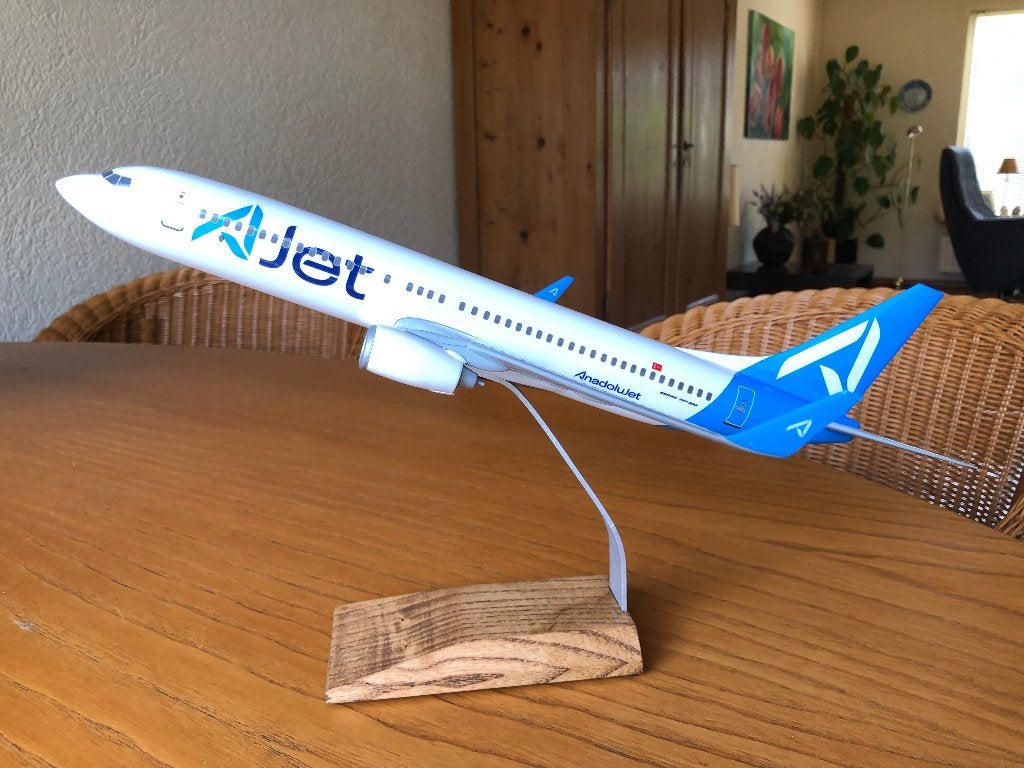 Ajet  Boeing 737-800  schaal 1:100, Overige merken, 1:72 tot 1:144, Nieuw, Ophalen of Verzenden