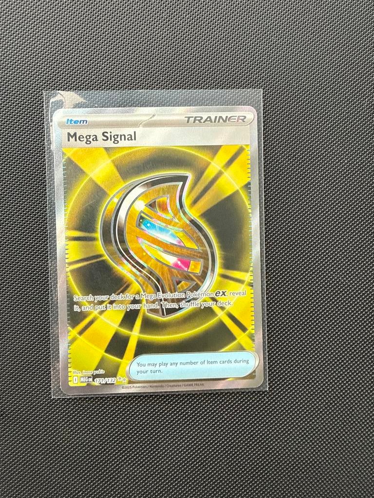 Mega Signal 171 pokemonkaart, Ophalen of Verzenden, Zo goed als nieuw