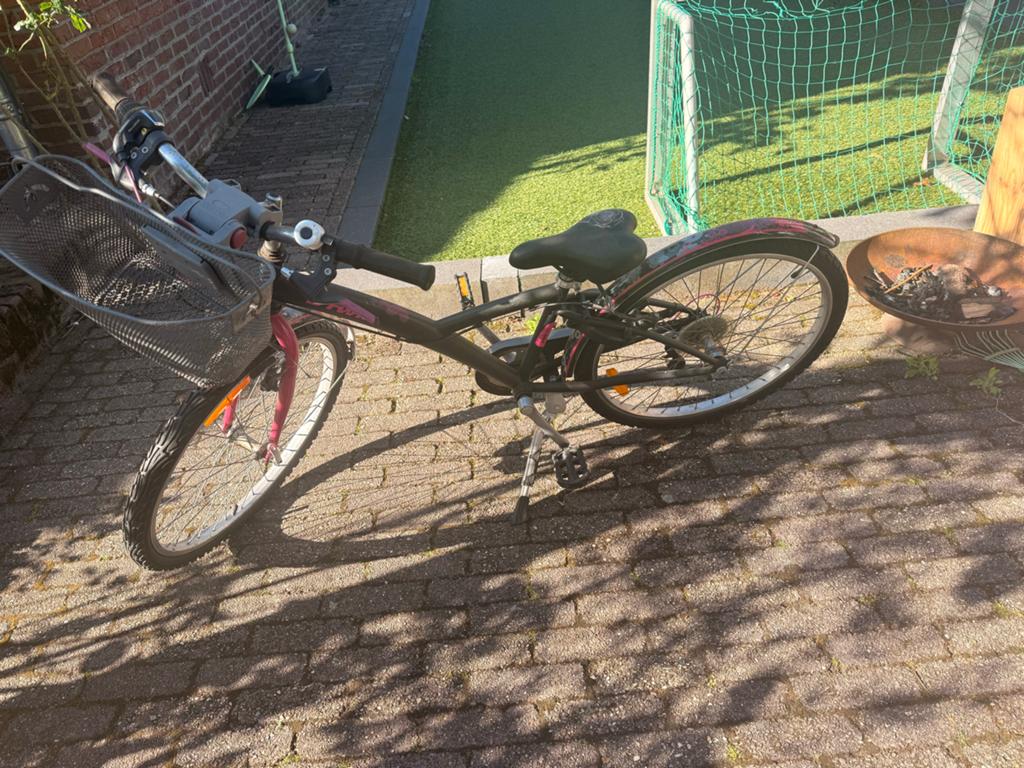 Btwin Poply 500 meisjesfiets 24 inch - Decathlon, Fietsen en Brommers, Fietsen | Meisjes, Velgrem, Ophalen of Verzenden, Handrem