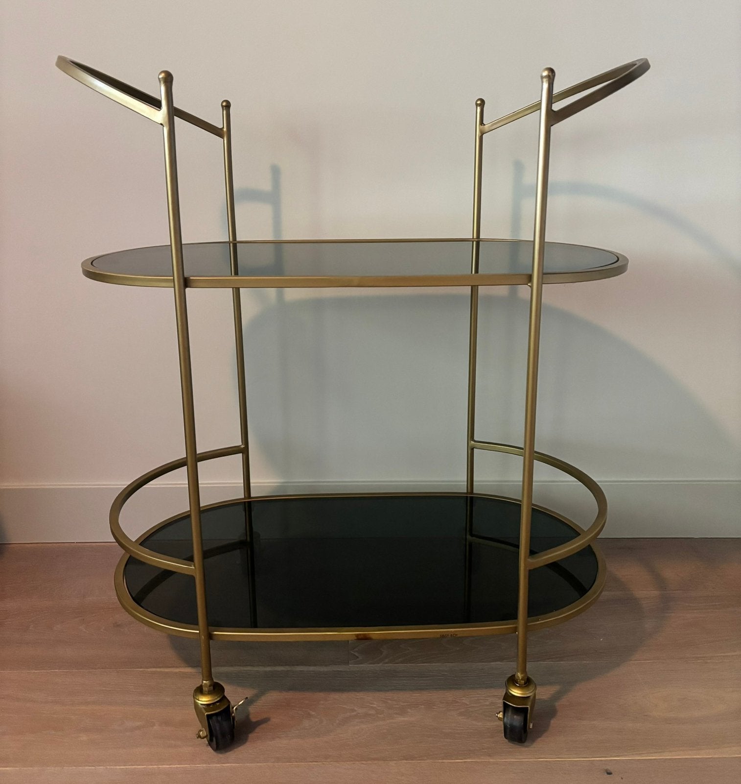 Vintage / boho bar trolley, Ophalen, 50 tot 100 cm, Vintage, boho, Ovaal