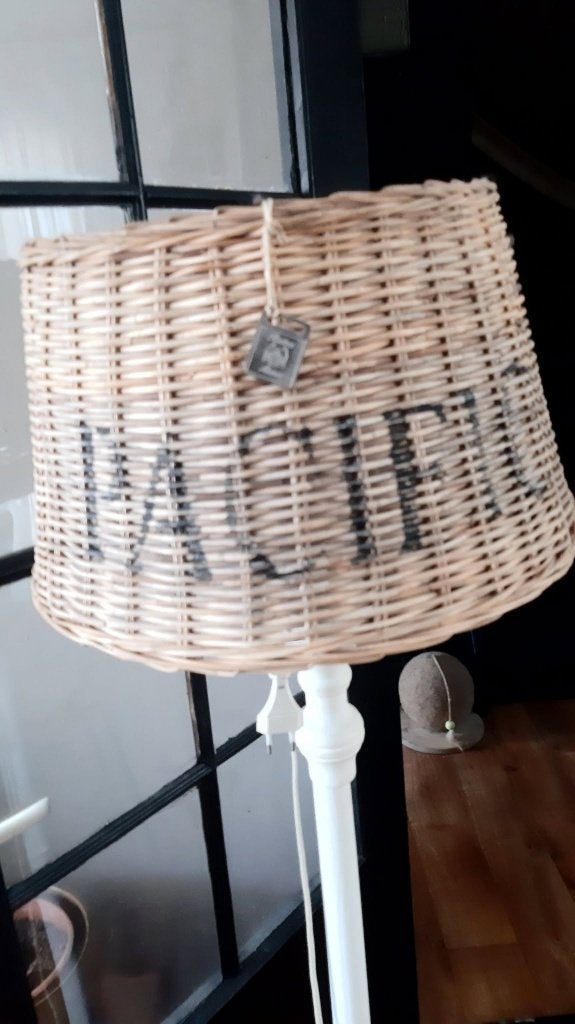 Riviera maison staande vloerlamp, Ophalen, Riviera maison, Zo goed als nieuw, 150 tot 200 cm