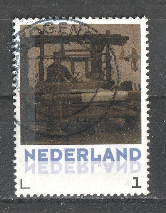 48 E Vincent van Gogh, Verzenden, Na 1940, Gestempeld