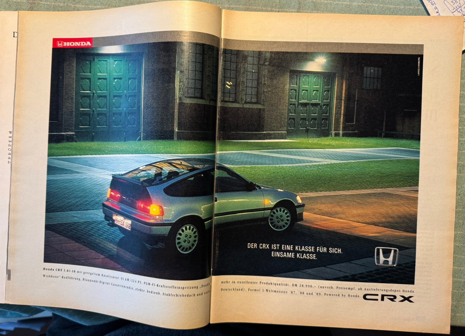 Advertentie Honda CRX 1.6 16v, Verzenden, Zo goed als nieuw, Motoren
