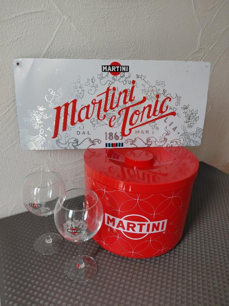 Martini, Ophalen of Verzenden, Zo goed als nieuw, Reclamebord
