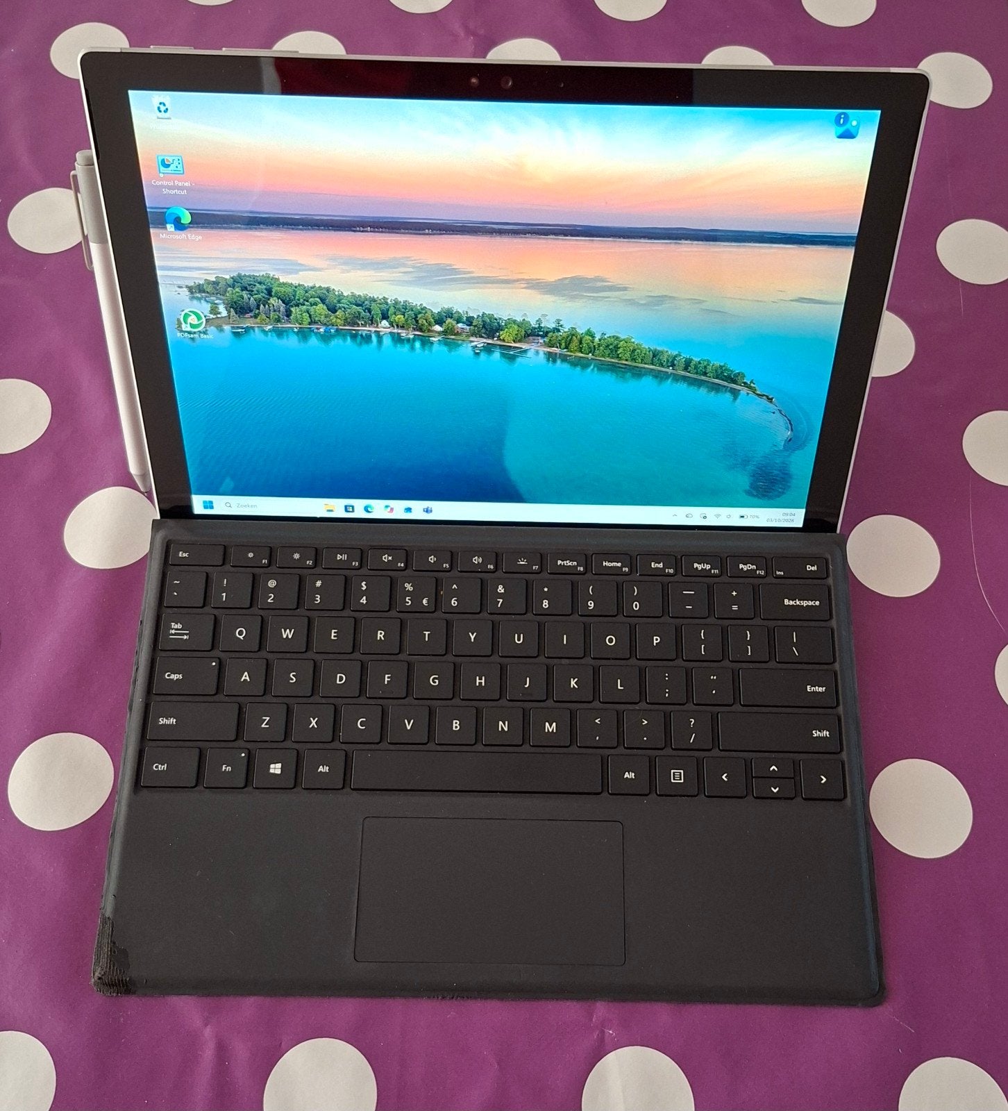 Microsoft Surface Pro 4, 8gb en W11 26h2, 12 inch, Ophalen of Verzenden, Microsoft Surface Pro, 128 GB
