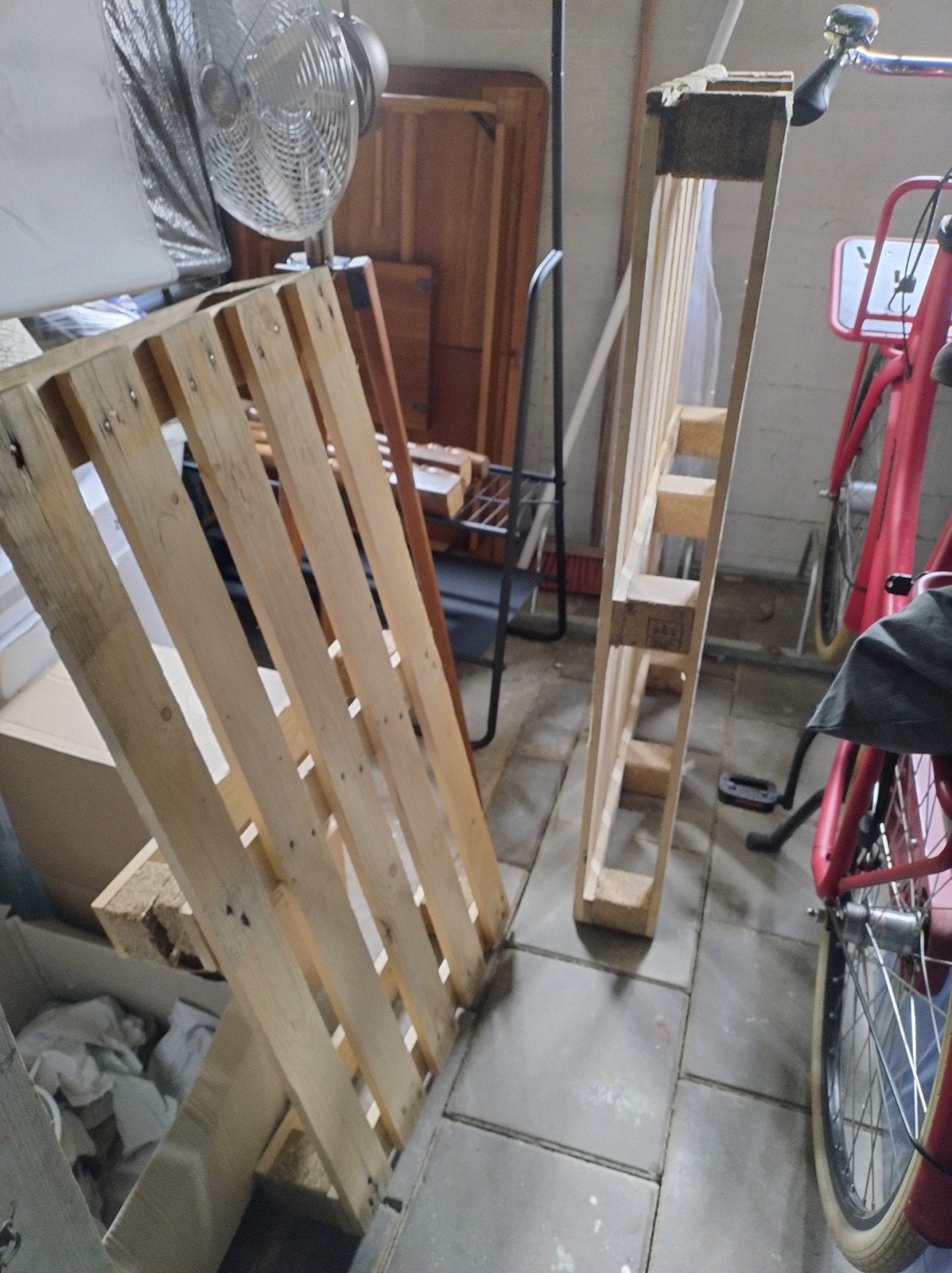 Kleine en grote pallets, Ophalen, Gebruikt, 50 mm of meer, Pallet