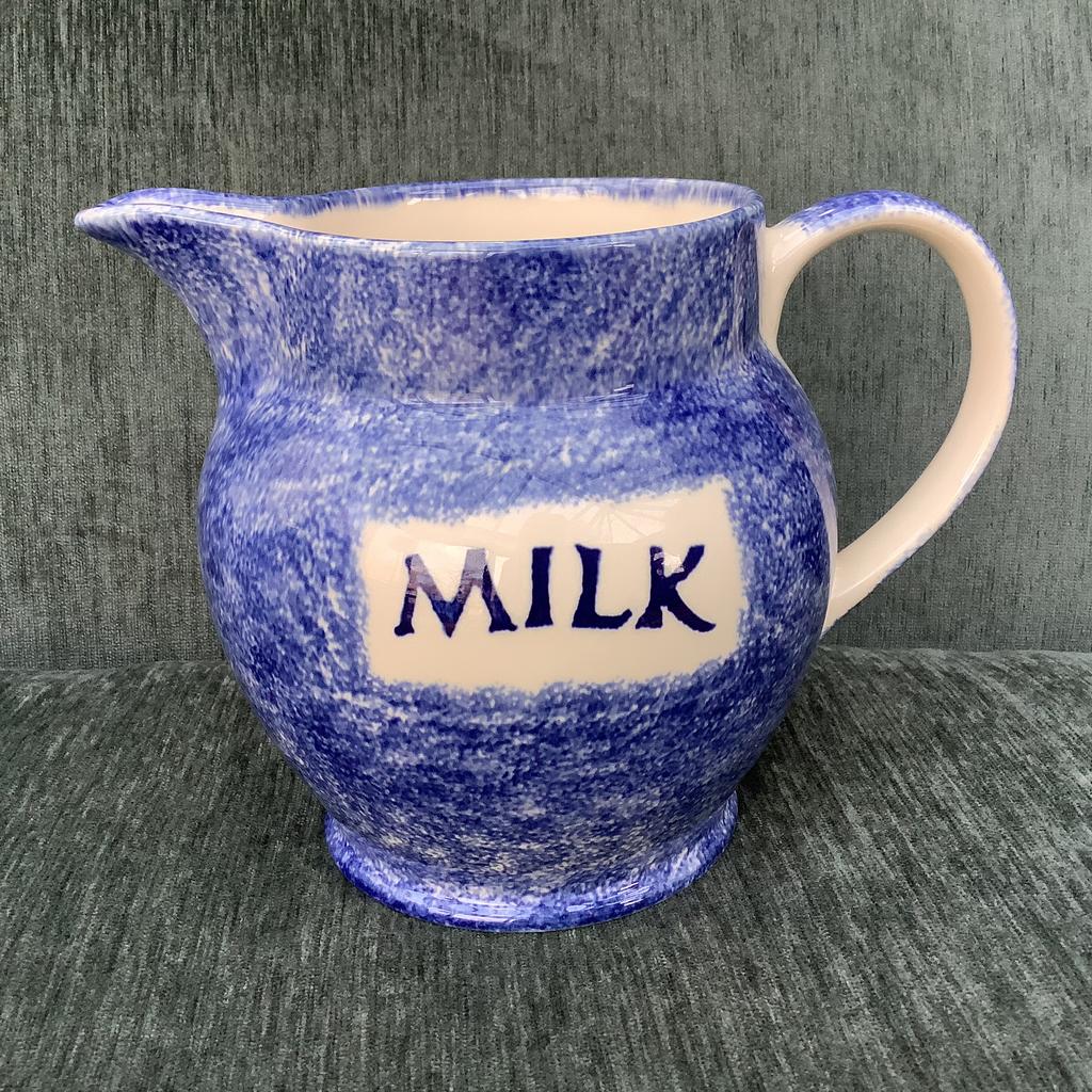 Emma Bridgewater- servies- BLUE Stipple- MILK Jug- Zeldzaam!, Huis en Inrichting, Keuken | Servies, Kan, Ophalen of Verzenden