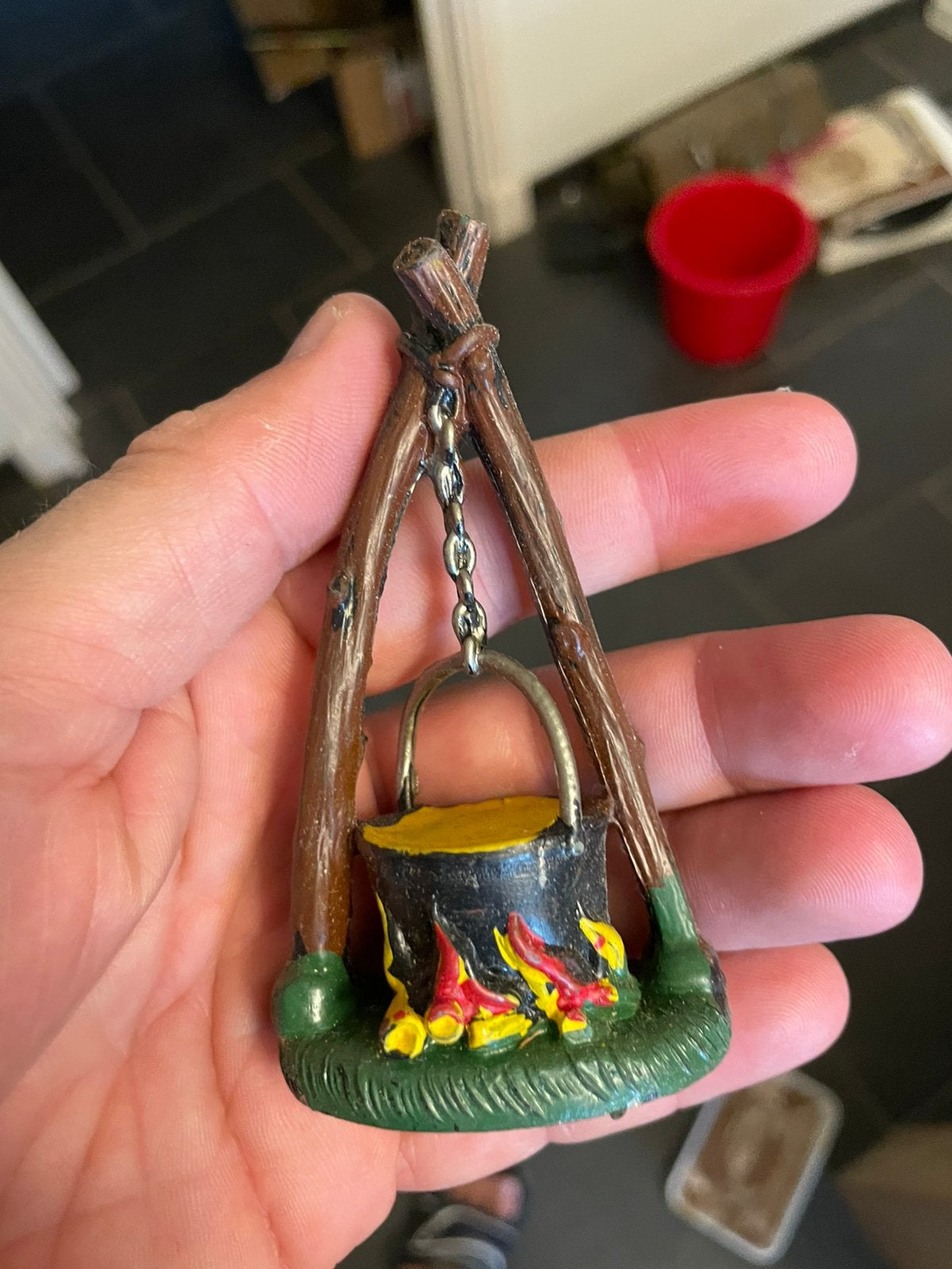 Kookpot op kampvuur, Ophalen of Verzenden