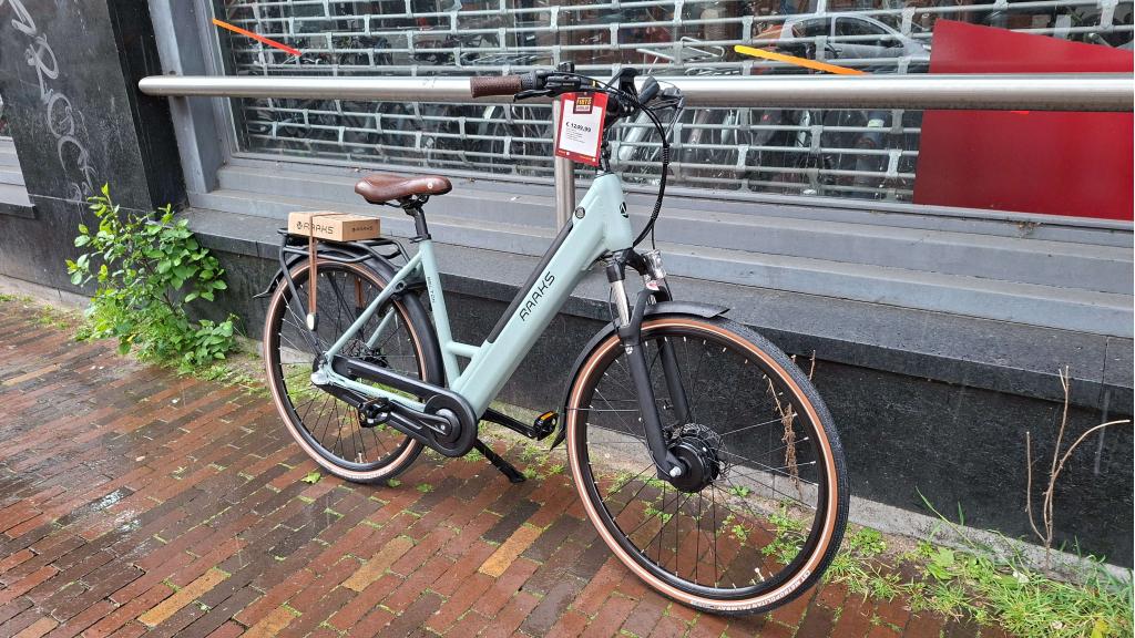 Fietshokje Houtplein: Raaks Belton Groen E-Bike Nieuw!!, Fietsen en Brommers, Fietsen | Dames | Damesfietsen, Niet ingevuld, Nieuw