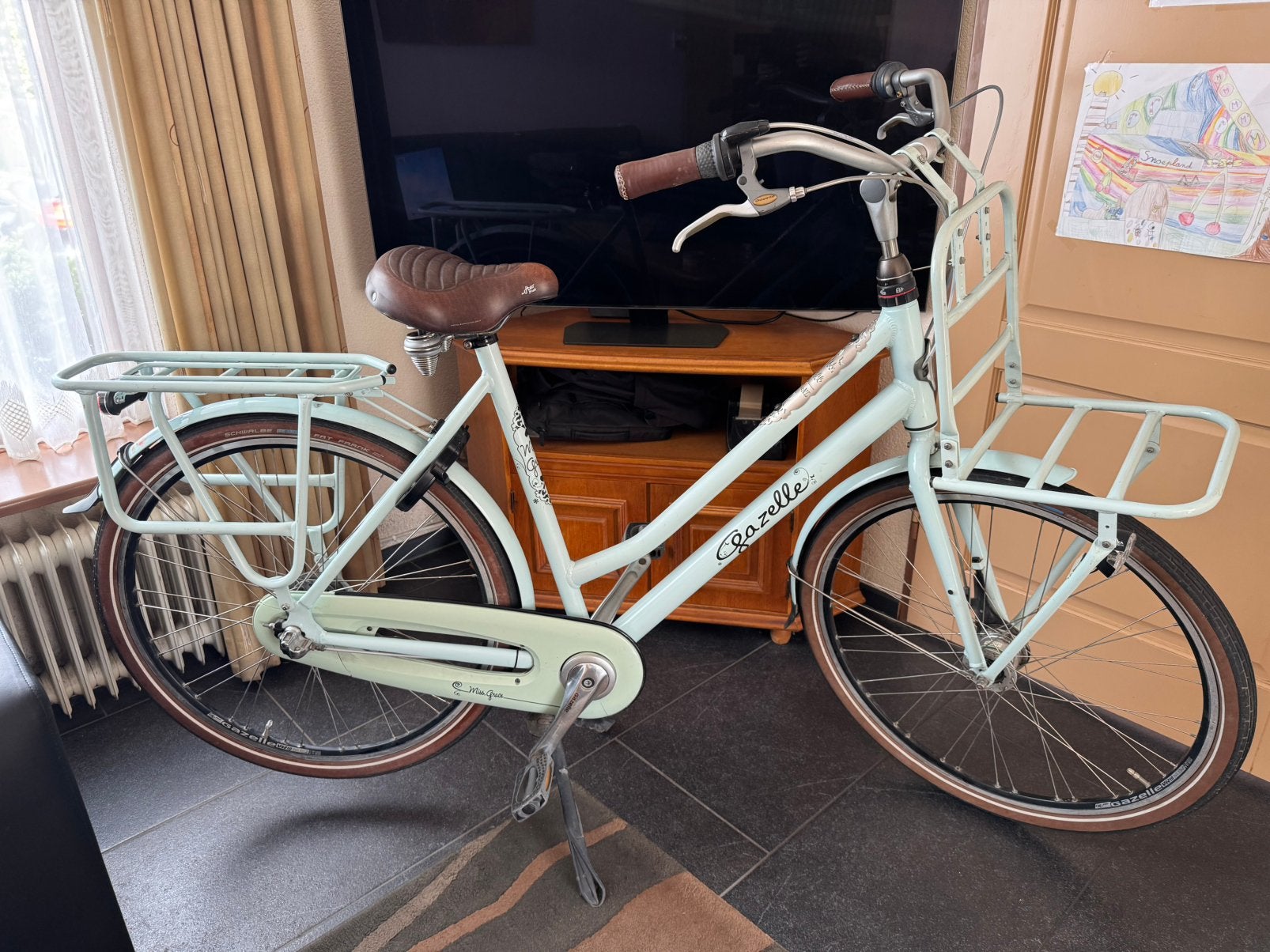 Mooie Gazelle Miss Grace transportfiets izgs, Ophalen, Versnellingen, 56 cm of meer, Gazelle