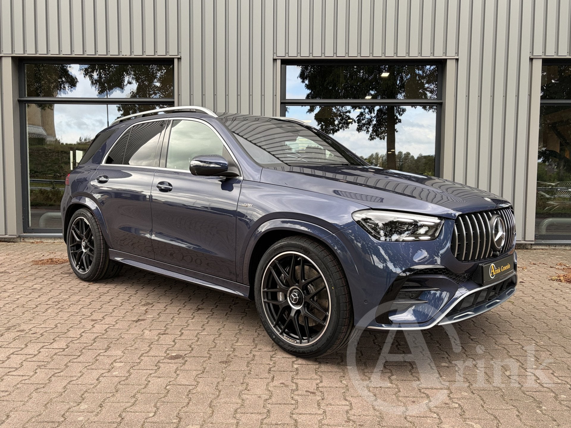 Mercedes-Benz GLE AMG 53 Hybrid 4MATIC+ Premium Plus Pakket,, Auto's, Automaat, 77 km/l, Gebruikt, Blauw