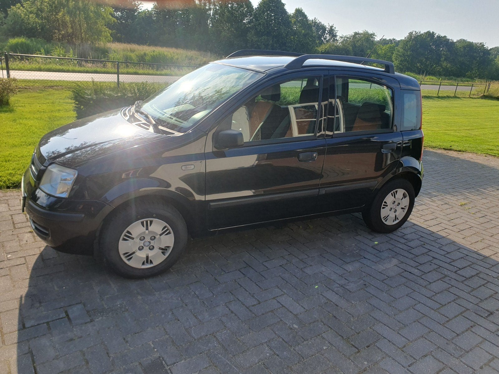 Fiat Panda 1.2 44KW 60PK 2008 Zwart Airco, Auto's, Fiat, Particulier, Panda, Airbags, Airconditioning, Centrale vergrendeling