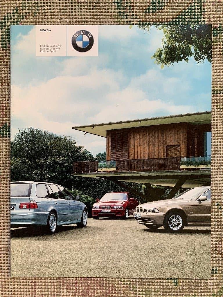 Brochure folder BMW 5-serie E39 Edition en Sportpakket 2001, Ophalen of Verzenden, Zo goed als nieuw, BMW, BMW