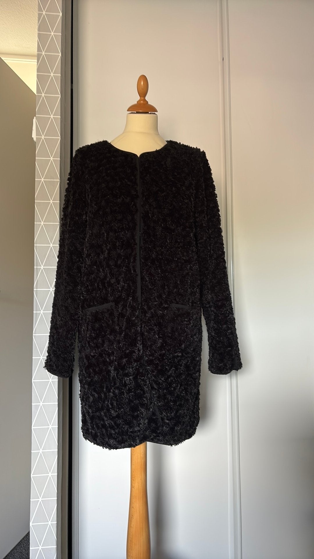 Vest/jasje teddyachtig zwart No Man’s Land, Ophalen of Verzenden, Nieuw, Maat 38/40 (M), Zwart