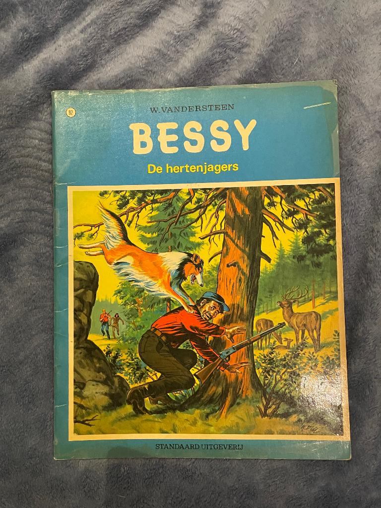 Bessy - De hertenjagers Nr. 92, Eén stripboek, Ophalen of Verzenden, Gelezen, Willy Vandersteen