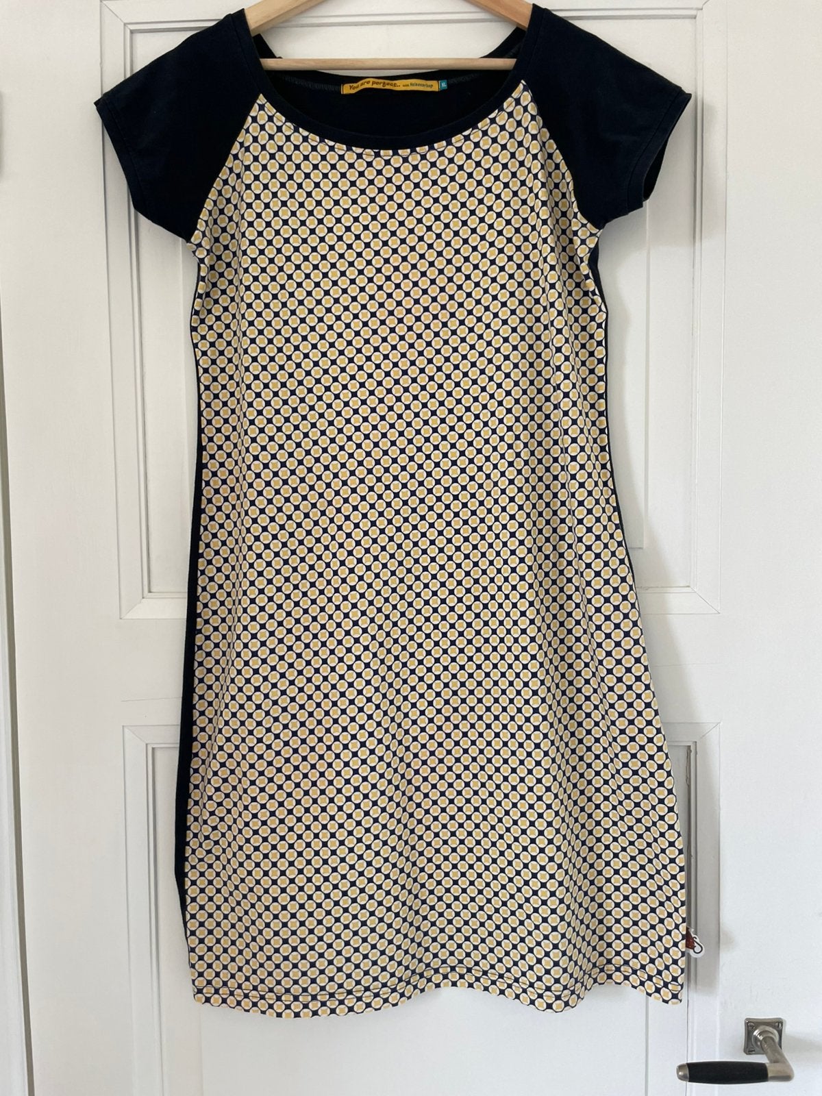 Leuke jurkje van Halsoverkop, Kleding | Dames, Jurken, Blauw, Maat 46/48 (XL) of groter, Ophalen of Verzenden, Gedragen