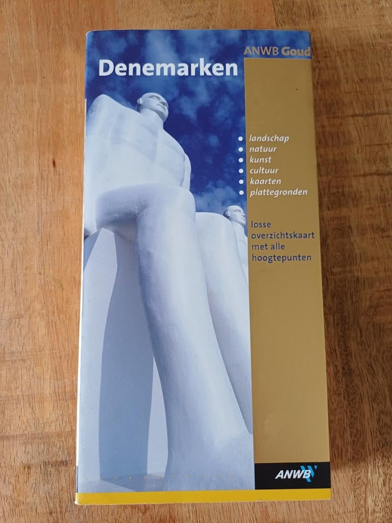 Reisgids ANWB Goud Denemarken, Europa, Ophalen of Verzenden, Zo goed als nieuw, Reisgids of -boek