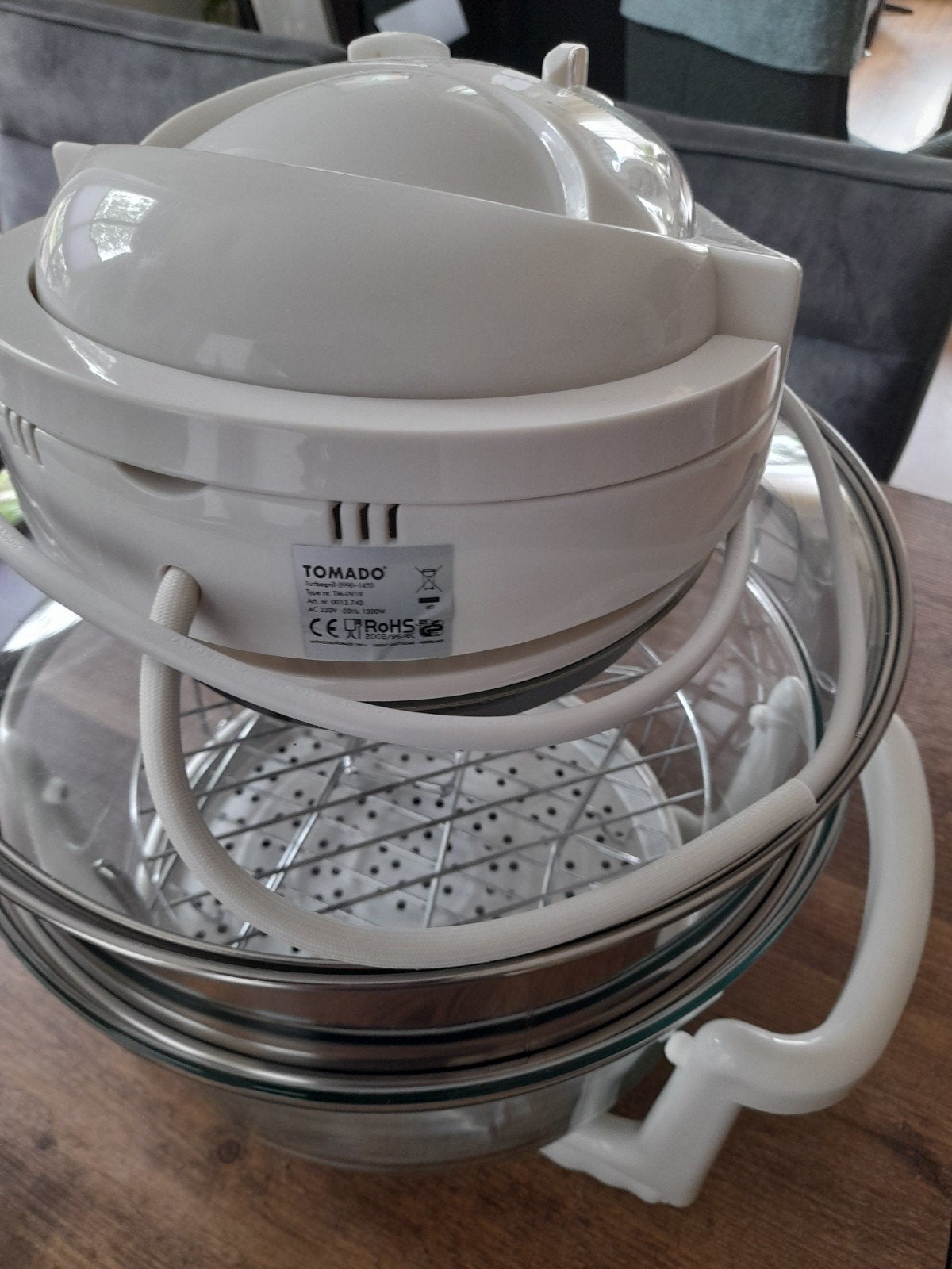 Tomado Halogeenoven - Zo goed als nieuw, Ophalen, Minder dan 45 cm, Overige merken, Minder dan 45 cm