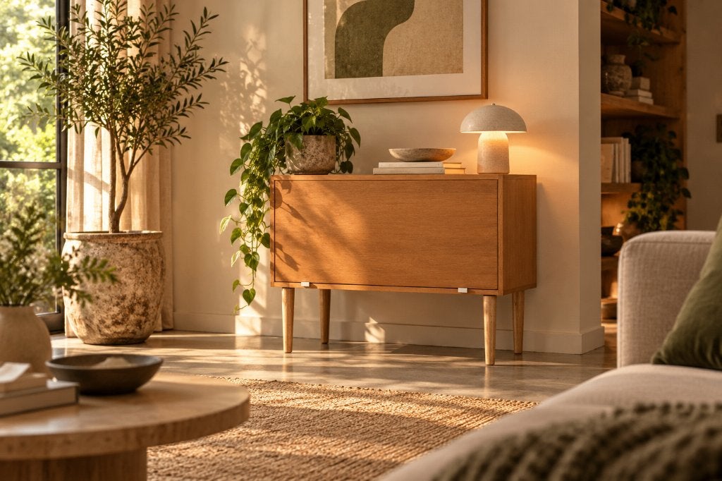 vintage kastje | sideboard | jaren 60 | Deens, Gebruikt, ., Eikenhout, .