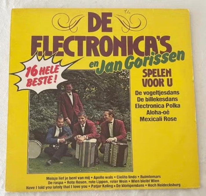 L10. LP De Electronica's en Jan Gorissen, LP, Ophalen of Verzenden, Zo goed als nieuw, Levenslied of Smartlap