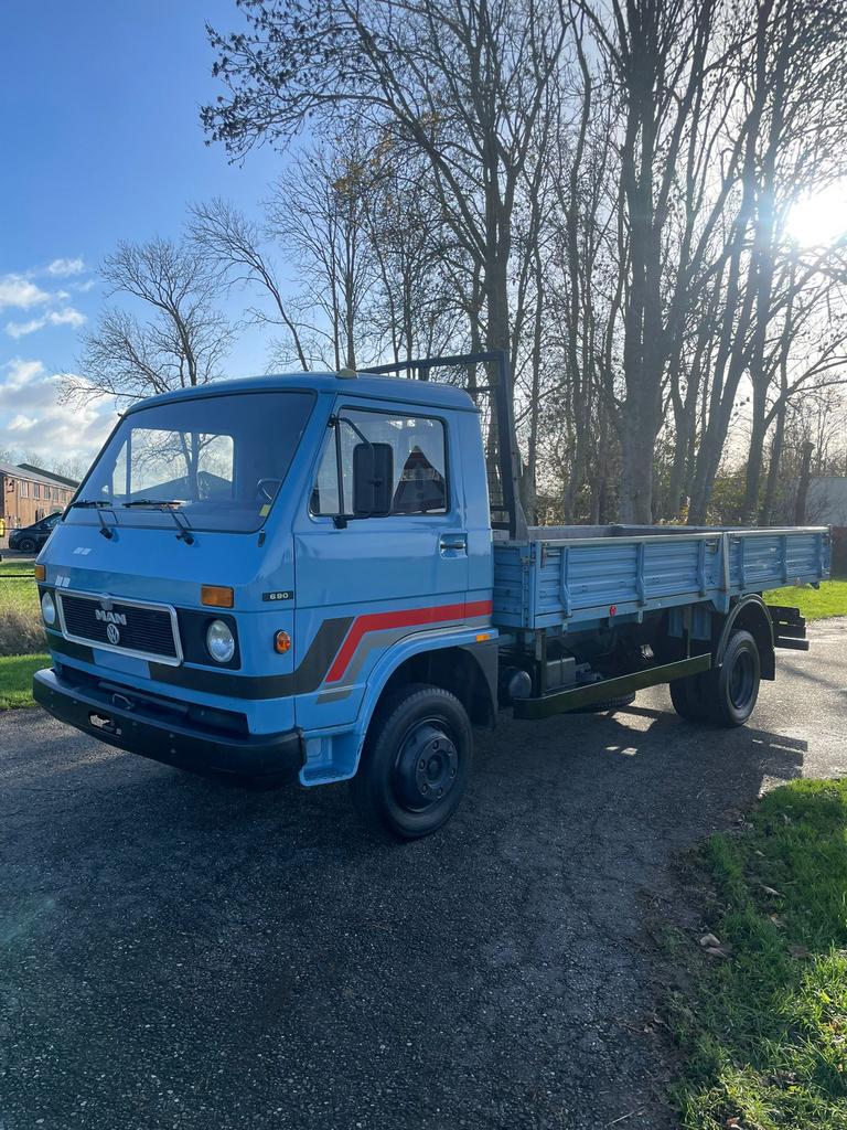 Vw-man truck pick up 40jaar belasting en mileuzone vrij, Auto's, Oldtimers, Overige carrosserieën, Volkswagen, Bedrijf, Diesel