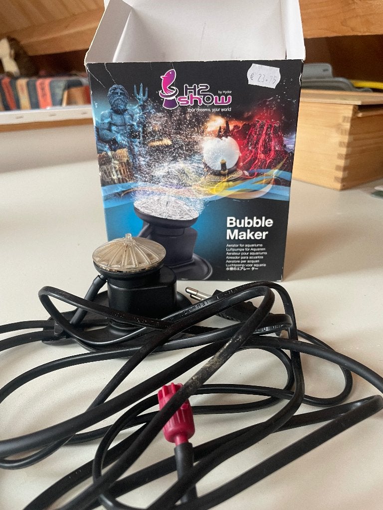 Hydor bubble maker en ledverlichting multicolor, Ophalen of Verzenden, Zo goed als nieuw, Overige typen, Overige merken