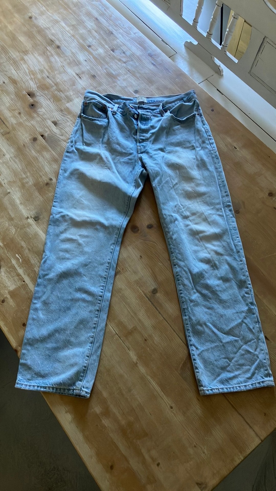 Levi’s 501 90s licht vlauw maat 32/32, Ophalen of Verzenden, Gedragen, Blauw, W30 - W32 (confectie 38/40)
