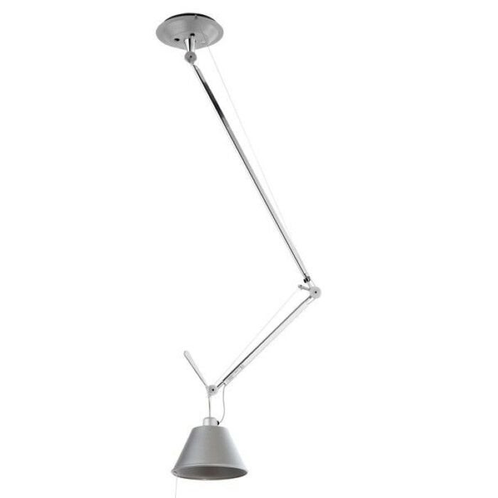 Artemide Tolomeo Sospensione Decentrata hanglamp aluminium, Ophalen, Gebruikt
