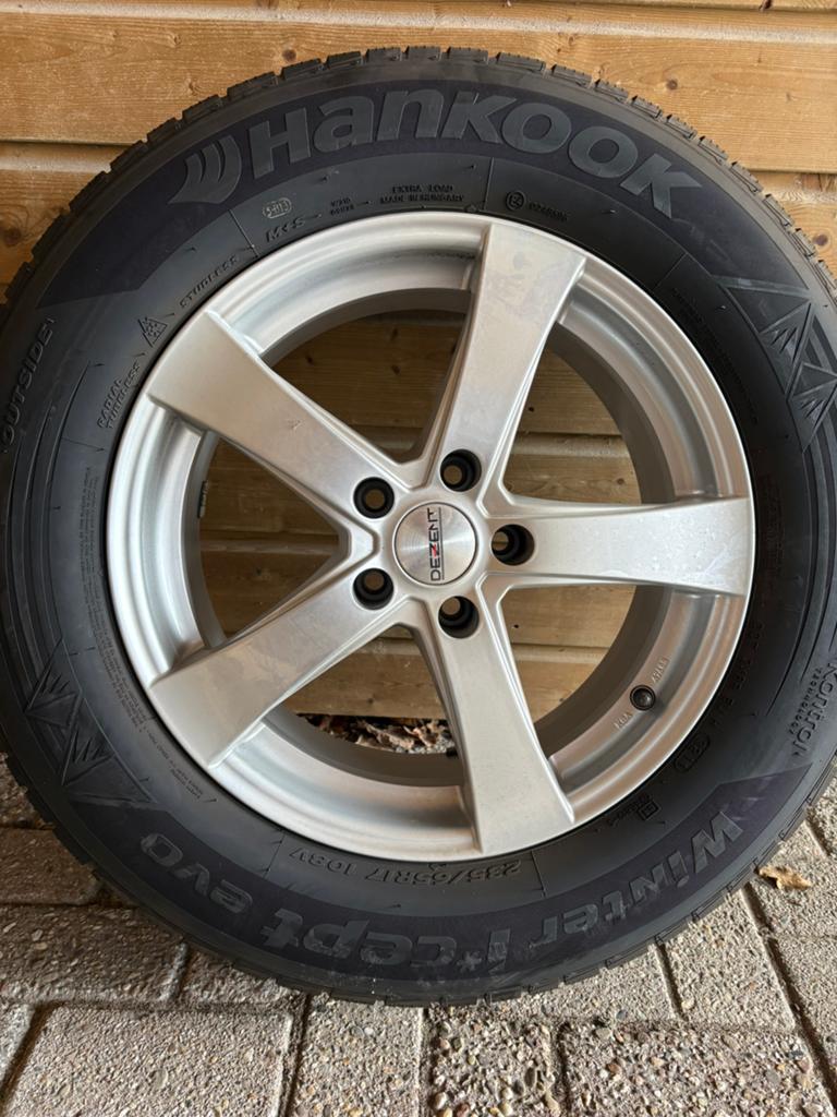 17 ich lichtmetalen velgen zgan met goede band, Auto-onderdelen, Ophalen, 17 inch, Winterbanden, Velg(en)