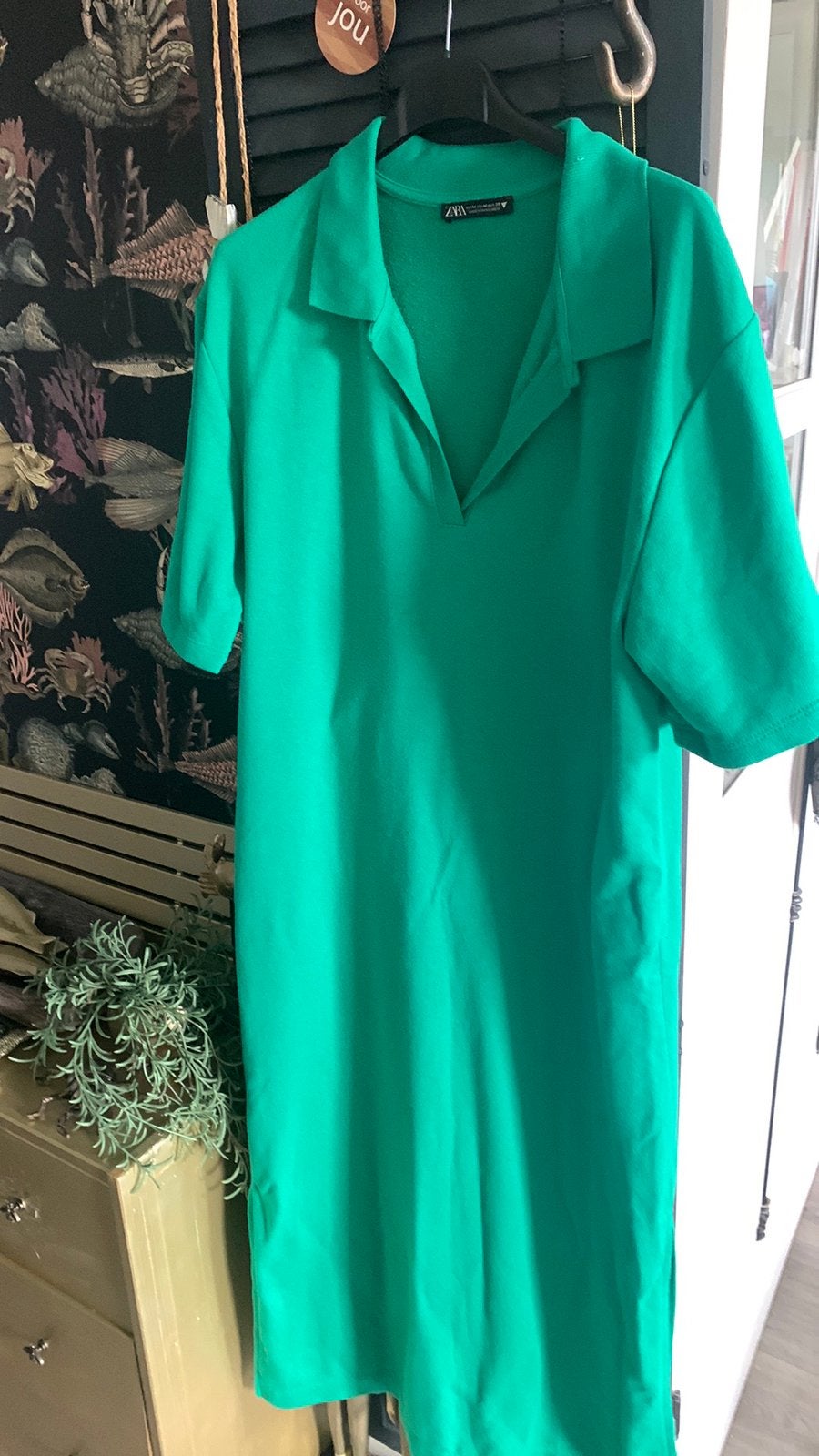 Zara polo damesjurk maat M, Ophalen, Zo goed als nieuw, Maat 38/40 (M), Onder de knie