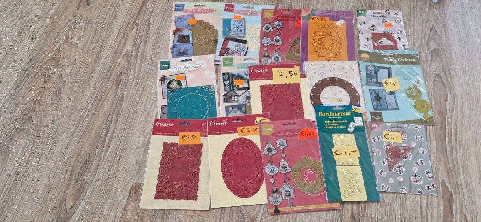 15 Borduurmallen, Hobby en Vrije tijd, Ophalen of Verzenden, Nieuw, Fantasie