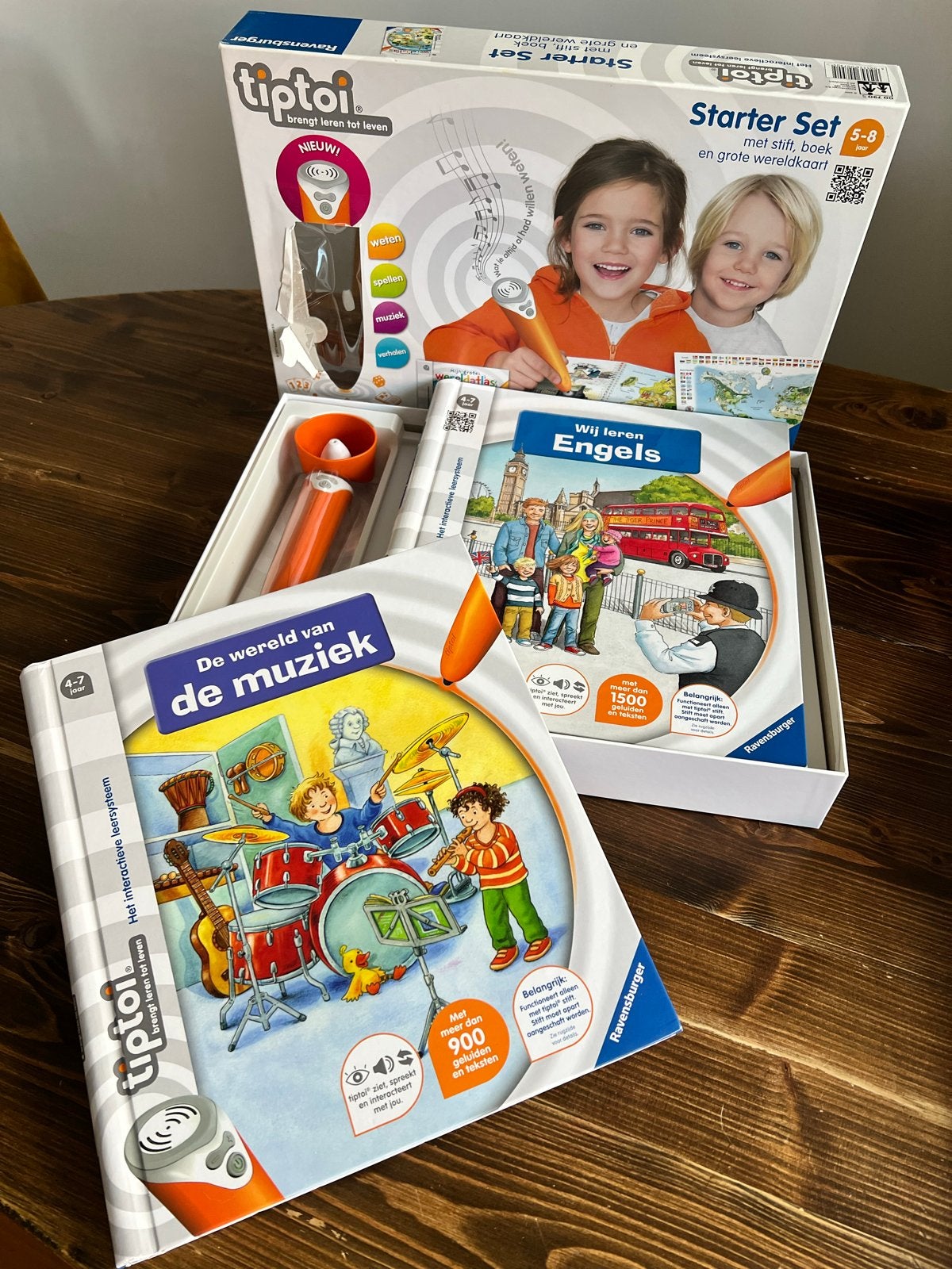 Tiptoi Starter Set + De Magie van het Lezen + Wereldatlas, Kinderen en Baby's, Speelgoed | Educatief en Creatief, Ophalen of Verzenden