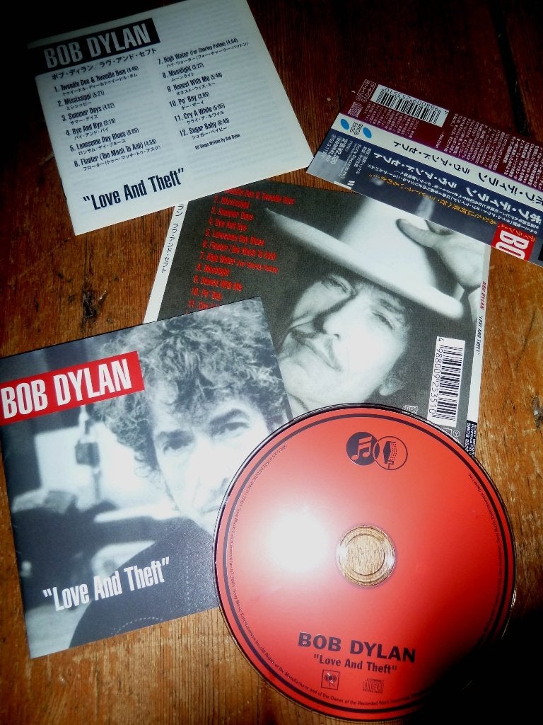 CD Bob Dylan "Love & Theft" Japan CD + obi -, Ophalen of Verzenden