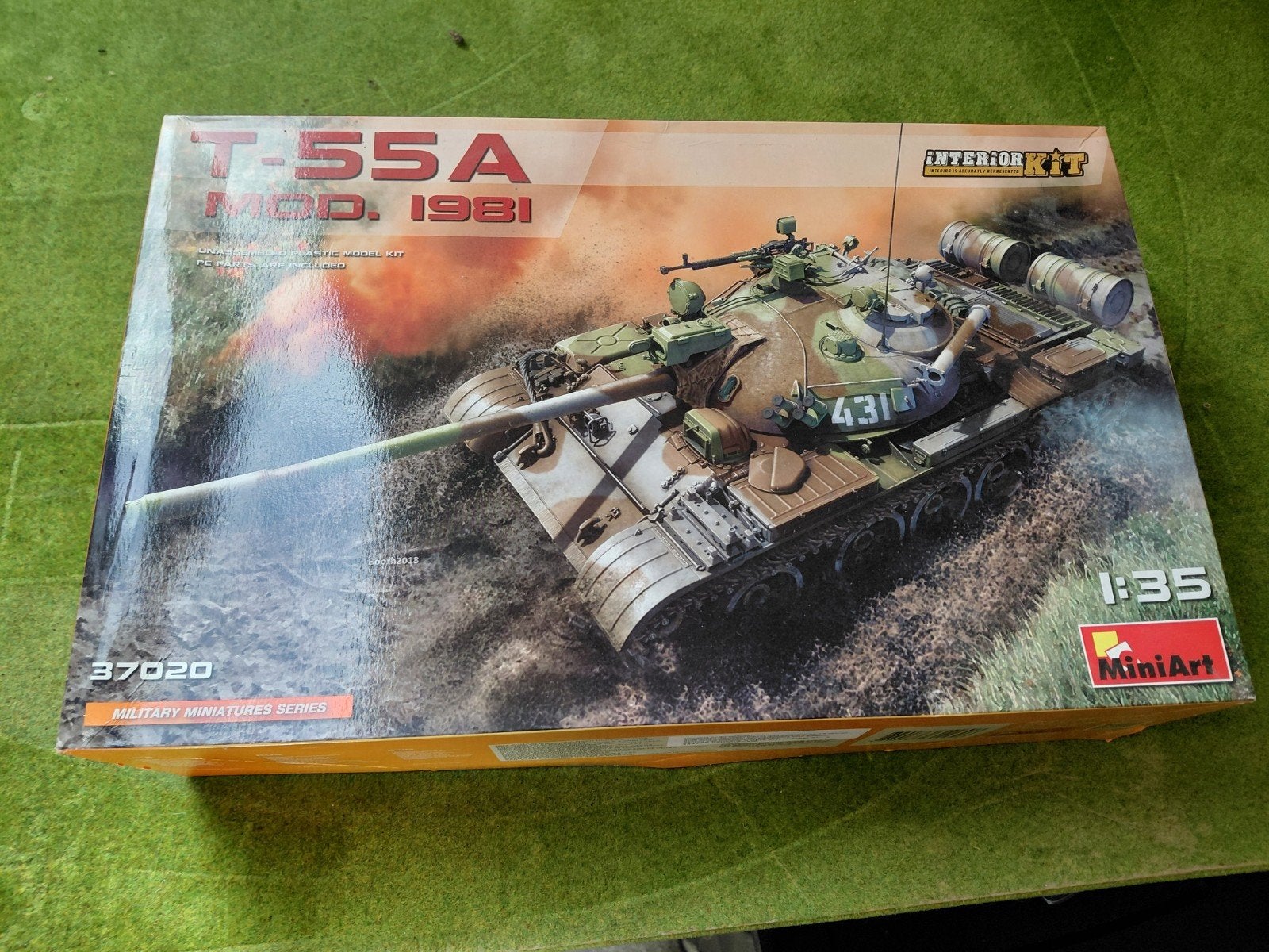 MiniArt T-55A Mod. 1981 Tank Modelbouw Kit 1:35, Overige merken, Tank, 1:32 tot 1:50, Nieuw