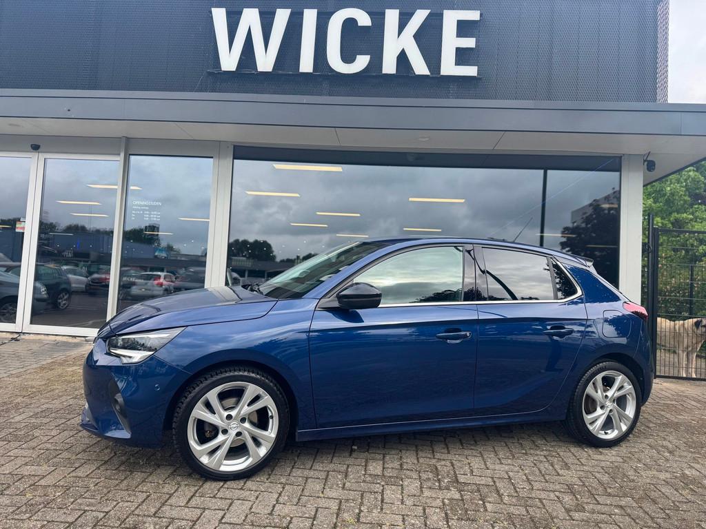 Opel Corsa 1.2 Edition Camera Clima PDC Stoelverw Led, Voorwielaandrijving, 1199 cc, Blauw, Leder en Stof