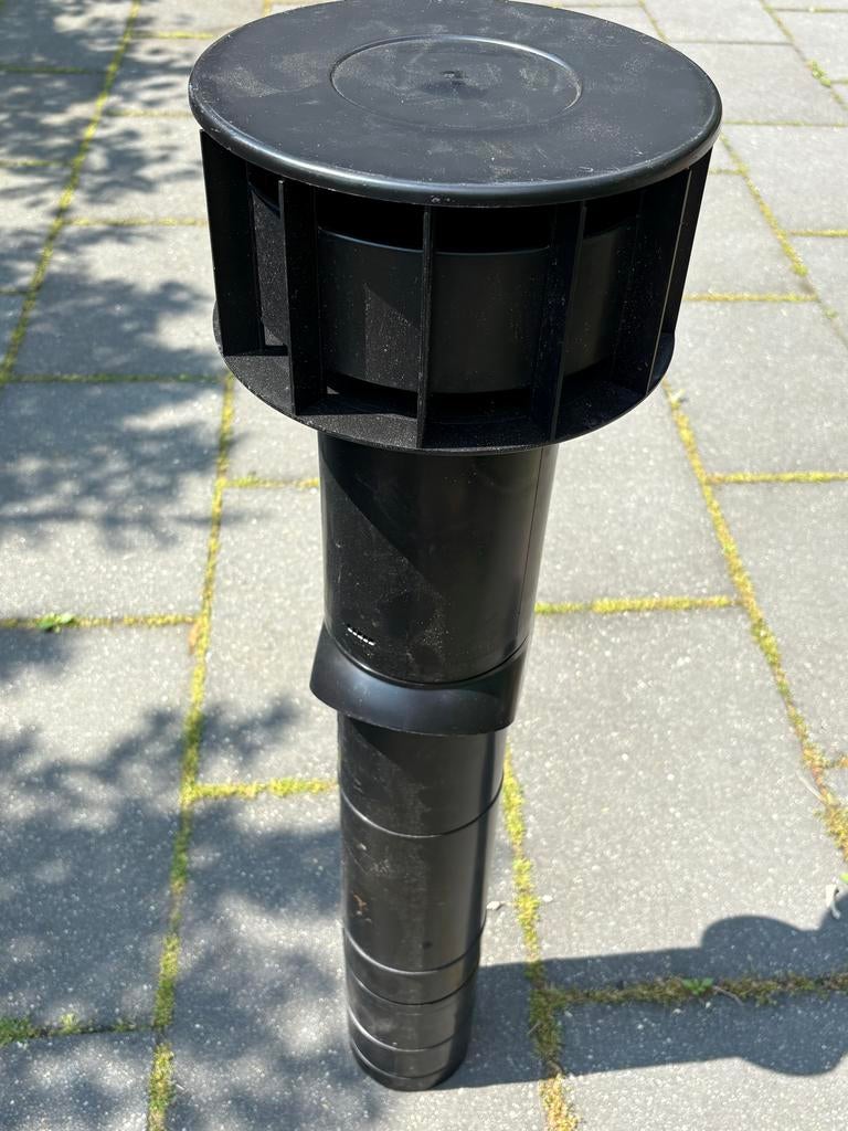 NIEUW! Ubbink dak- doorvoer en ventilatiepijp!, Kunststof, Zwart, Overige typen, Nieuw