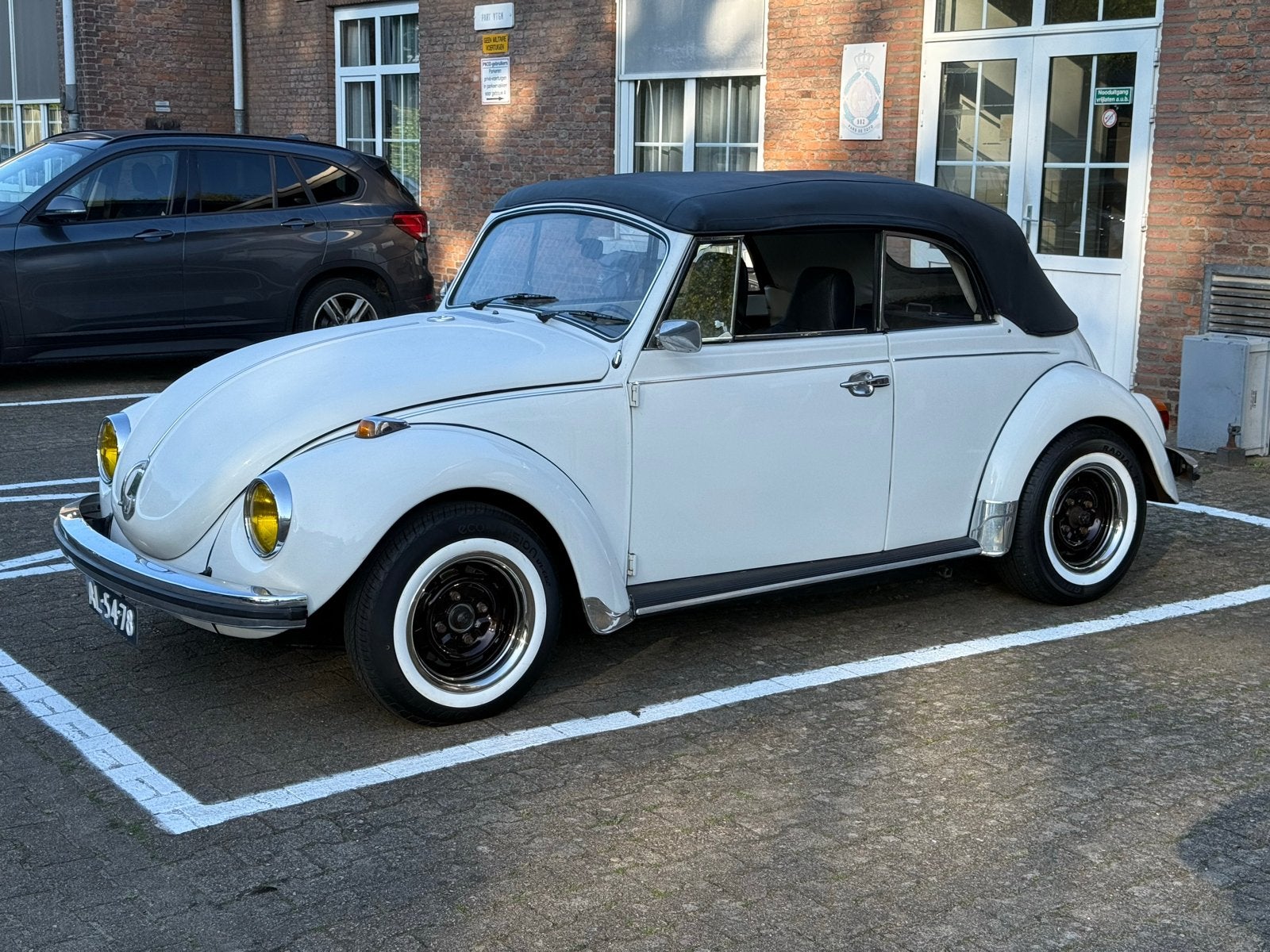 Vw kever cabrio 1971, Auto's, Volkswagen, Cabriolet, Wit, Handgeschakeld, Particulier