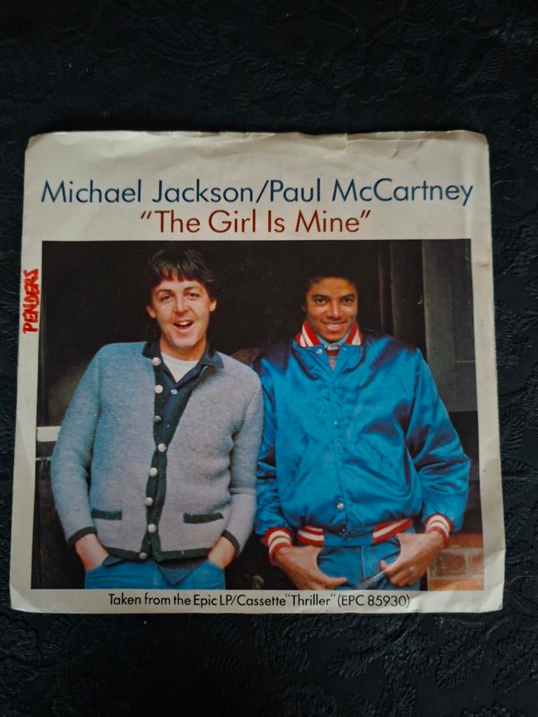 Michael Jackson/Paul McCartney - GERESERVEERD, Cd's en Dvd's, Vinyl Singles, Ophalen of Verzenden, Gebruikt, Pop