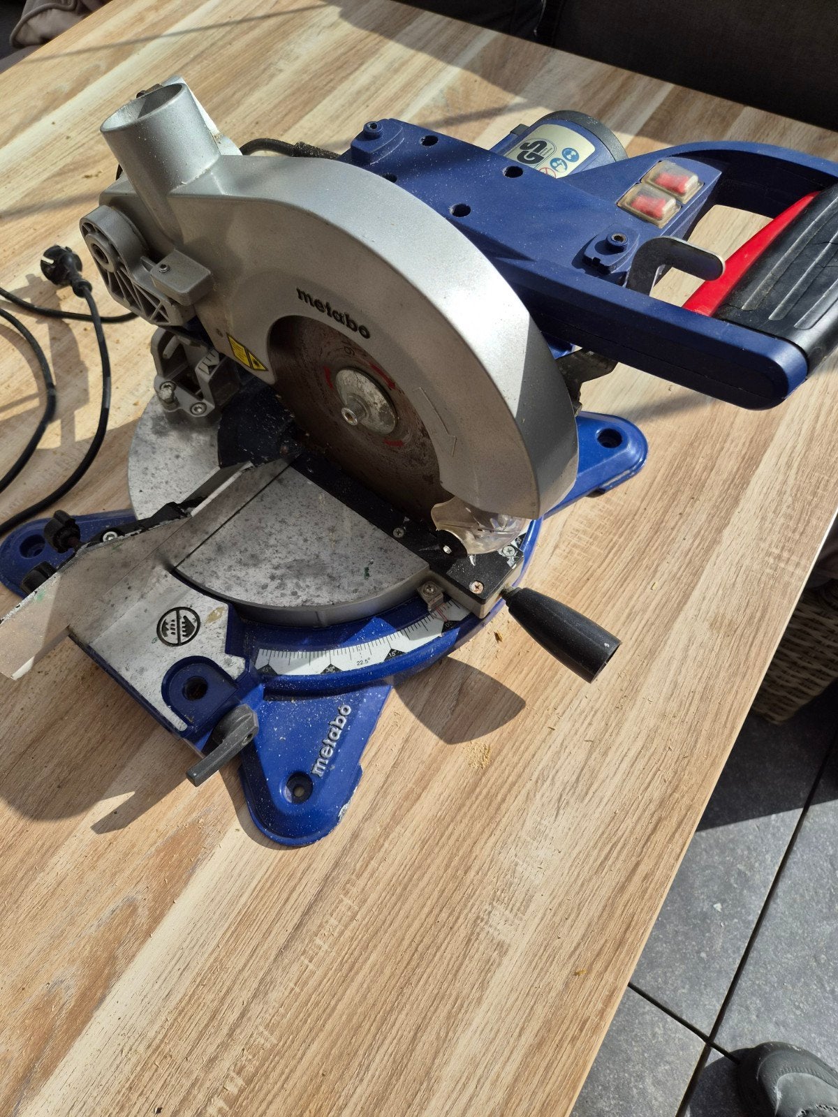 Metabo KS 216 Lasercut Afkortzaag - Gebruikt, Ophalen, Gebruikt, Afkortzaag, 30 tot 70 mm