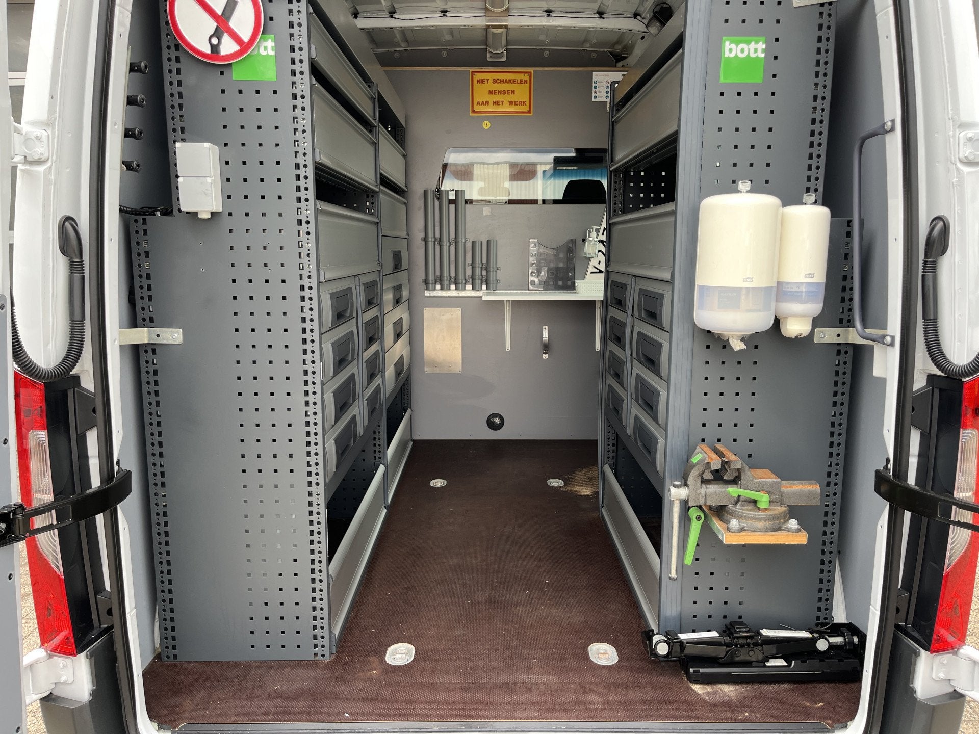 Mercedes-Benz Sprinter 314 2.2 CDI L1H2 Werkplaats inrichtin, Auto's, Stof, Gebruikt, Multifunctioneel stuurwiel, Bedrijf