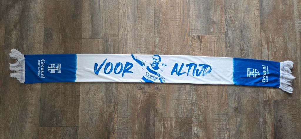 Sjaal PEC Zwolle, Verzamelen, Sportartikelen en Voetbal, Ophalen of Verzenden, Zo goed als nieuw, Overige binnenlandse clubs, Vaantje of Sjaal